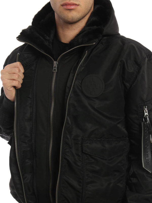 Marcelo Burlon buy online Bomber in nylon Atravierso Alpha