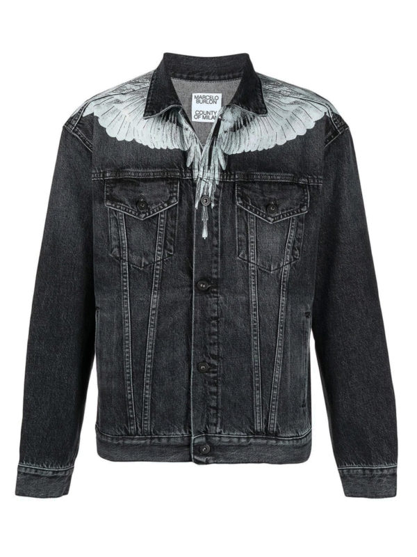 Marcelo Burlon County Of Milan: Chaquetas denim - Chaqueta Vaquera - Wings