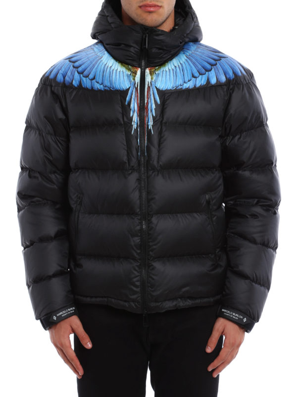 Marcelo Burlon: Kurze Daunenjacken online - Daunenjacke - Schwarz