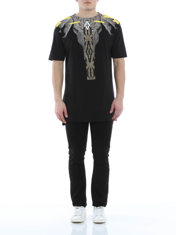 Marcelo Burlon: T-shirts online - T-Shirt Fur Herren - Schwarz
