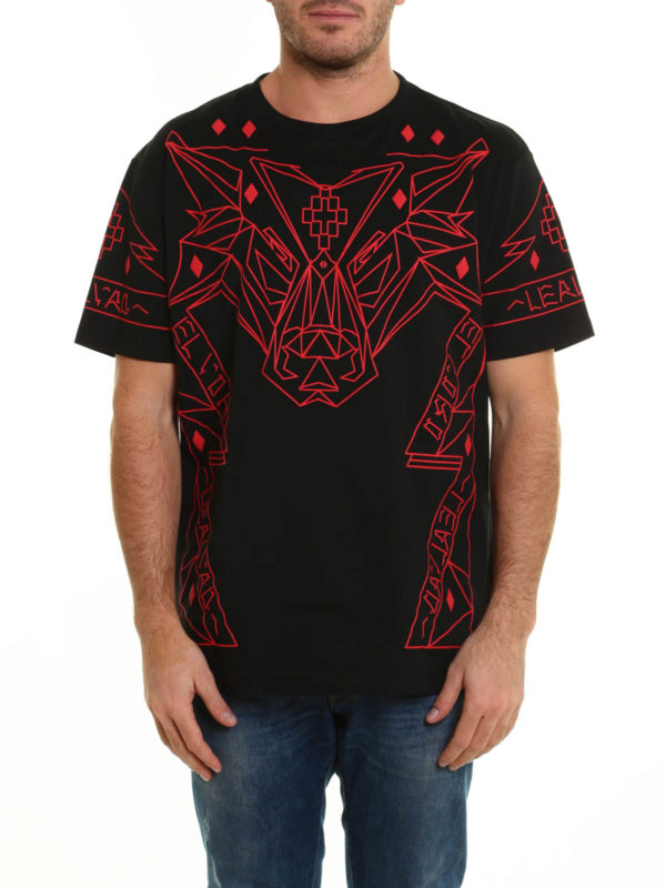 Marcelo Burlon: T-shirts online - T-Shirt Lamborghini - Schwarz