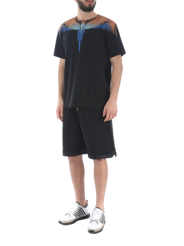 Marcelo Burlon: t-shirt online - T-shirt Wings nera