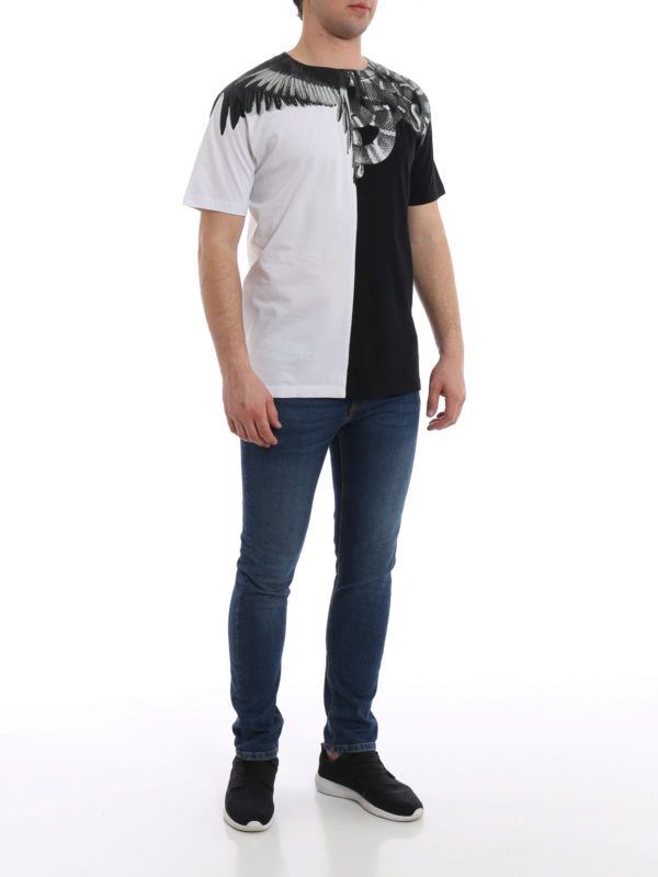 Marcelo Burlon: Tシャツ online - Tシャツ - Wings Snakes