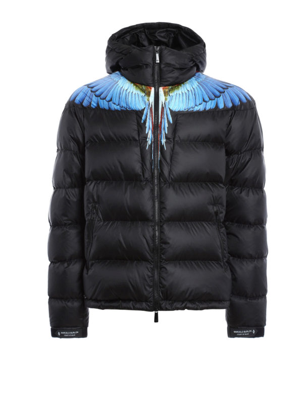 Marcelo Burlon: Kurze Daunenjacken - Daunenjacke - Schwarz