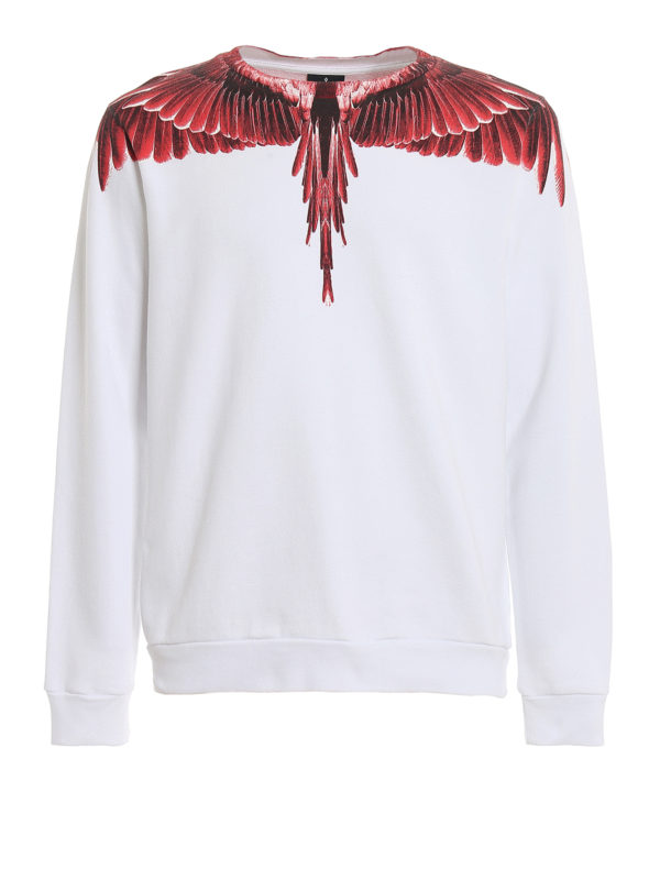 Marcelo Burlon: Sweatshirts und Pullover - Sweatshirt - Weiß