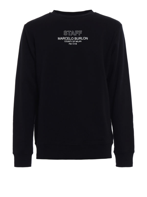 Marcelo Burlon: Sudaderas y suéteres - Sudadera - Staff