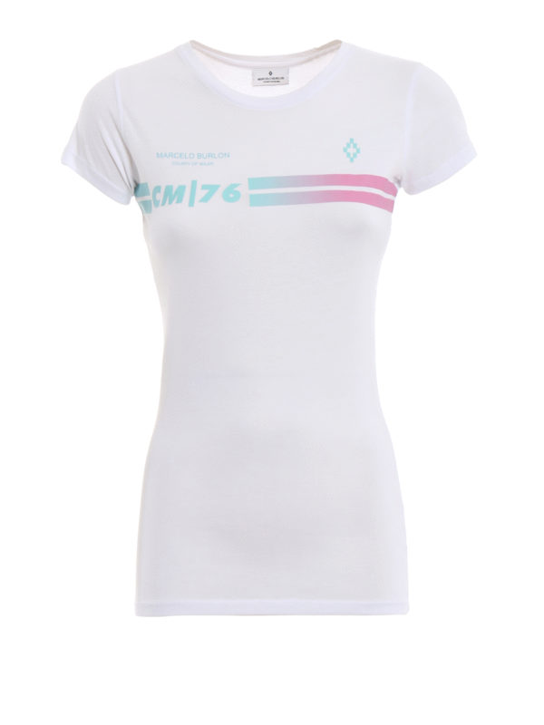 Marcelo Burlon: T-shirts - T-Shirt - Weiß