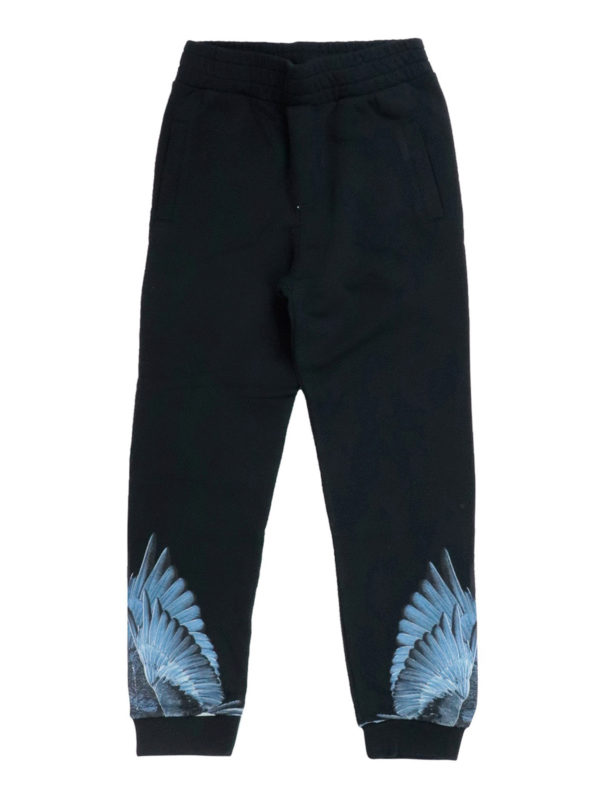 Marcelo Burlon: pantaloni sport - Blue Wings