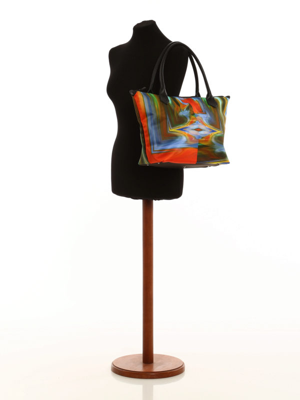 iKRIX MARIA ENRICA NARDI: Andromeda water-proof satin tote