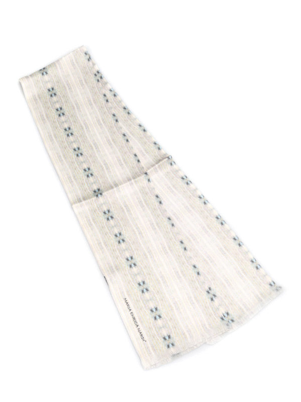MARIA ENRICA NARDI: scarves online - Fiesole silk  twofold scarf