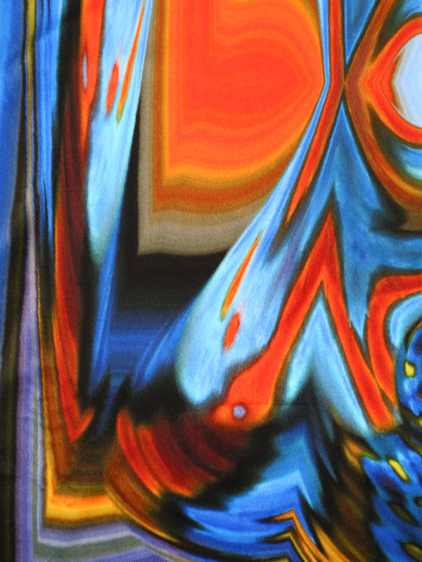 MARIA ENRICA NARDI: sciarpe e foulard online - Sciarpa Grace in velluto multicolor