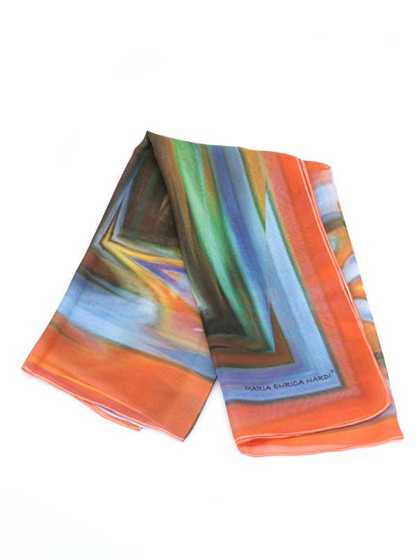 MARIA ENRICA NARDI: Bufandas y pañuelos online - Bufanda Penelope en seda