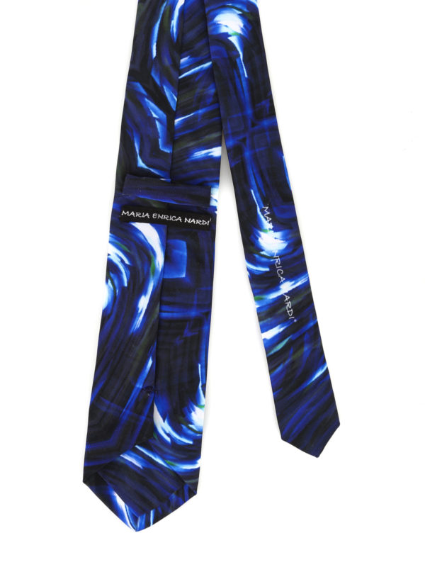 MARIA ENRICA NARDI: ties & bow ties online - Portovenere cotton blend tie