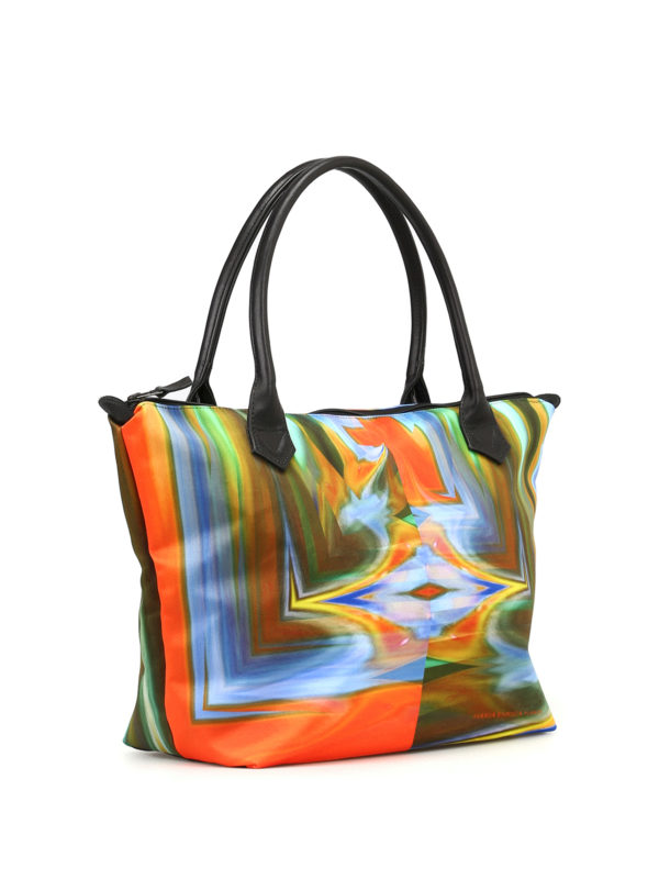 MARIA ENRICA NARDI: totes bags online - Andromeda water-proof satin tote