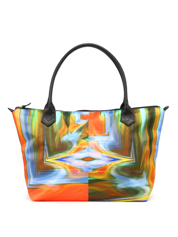 MARIA ENRICA NARDI: totes bags - Andromeda water-proof satin tote