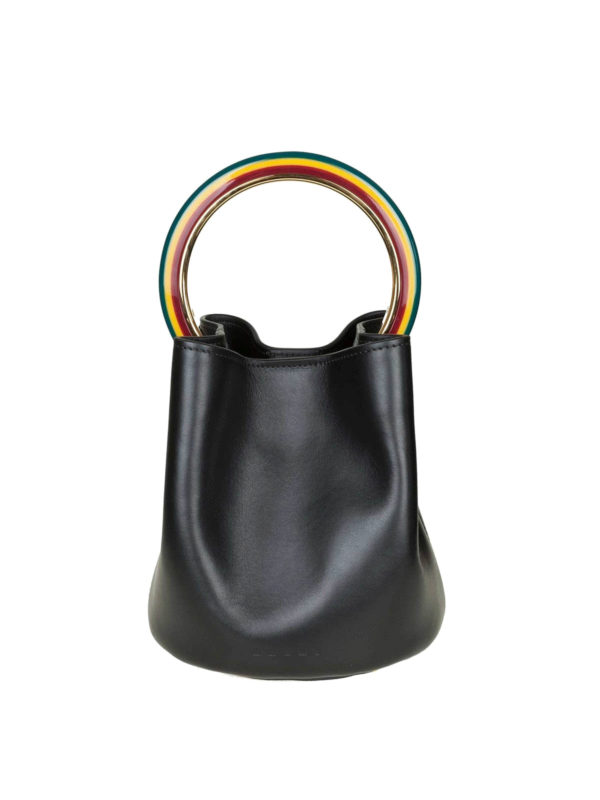 Marni: Bucket-bags - Bucket-Bag - Schwarz