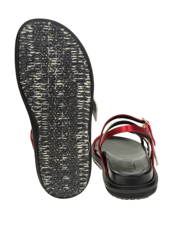 Marni buy online Two-tone strappy flat sandals