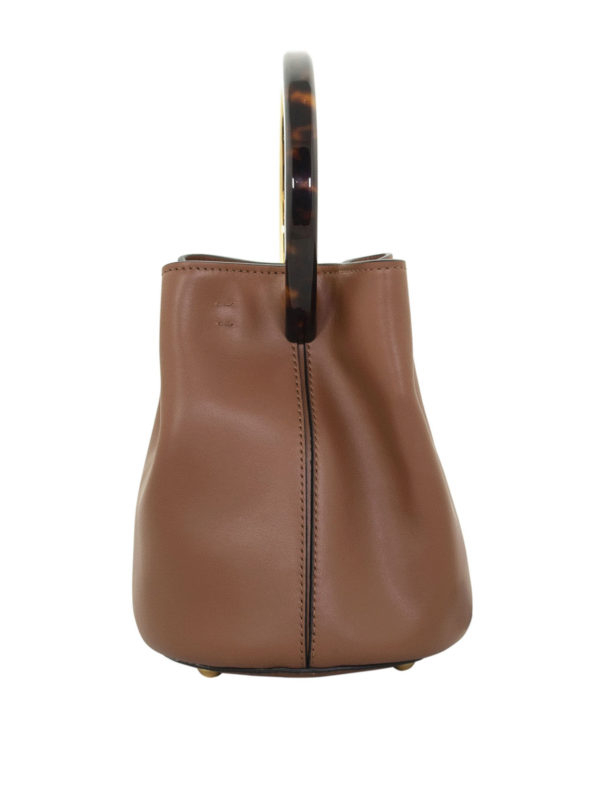Marni: cross body bags online - Pannier tortoise handle cross body bag