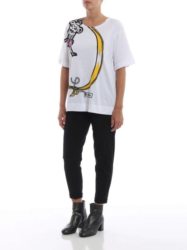 Marni: T-shirts online - T-Shirt - Weiß