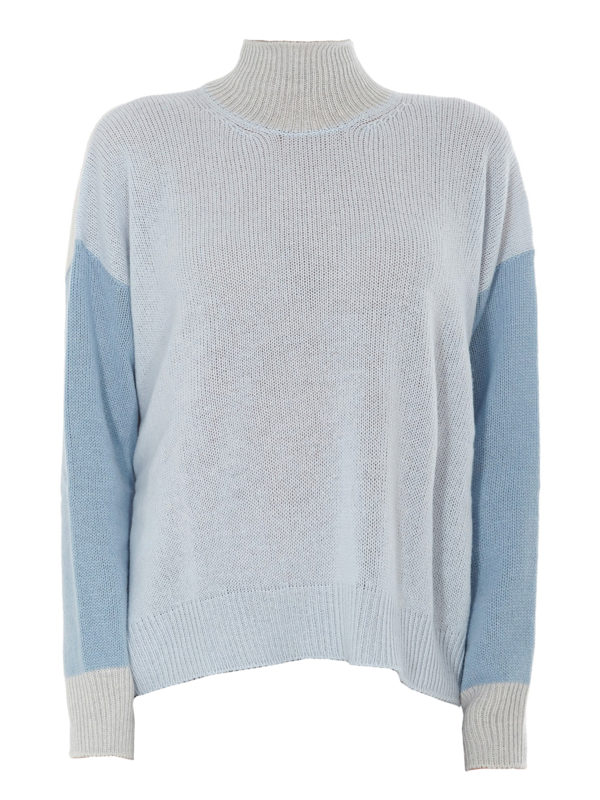 Marni: Rollkragenpullover  und Polo-Ausschnitt - Rollkragenpullover - Hellblau