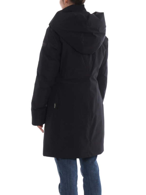 Marshall black Gore-tex padded coat shop online: WOOLRICH