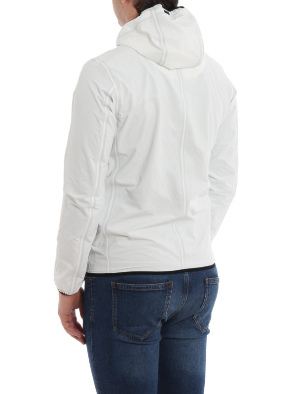 Matte plaster tech fabric hooded jacket shop online: HERNO