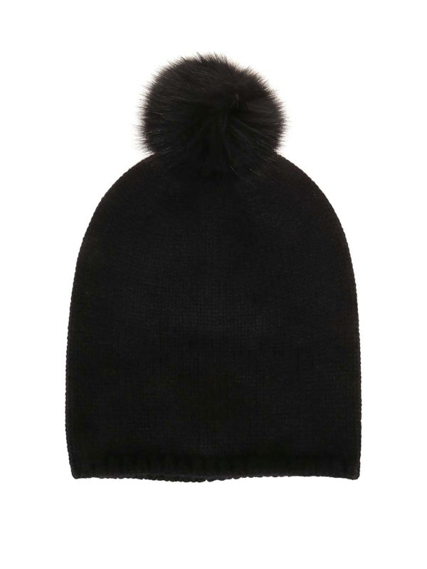 Max Mara: Mützen - Mütze - Schwarz