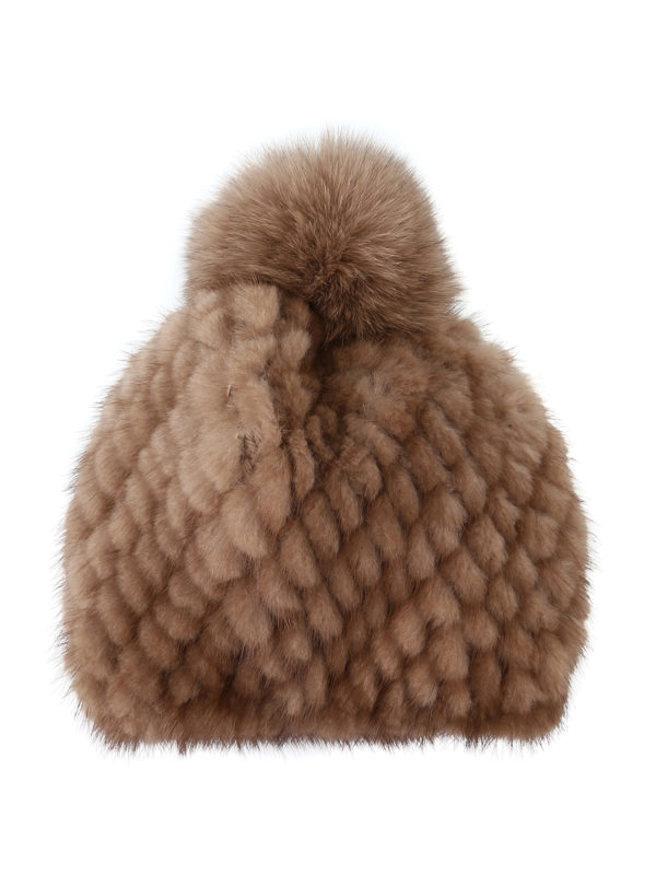 Max Mara: Mützen - Mütze - Hellbraun