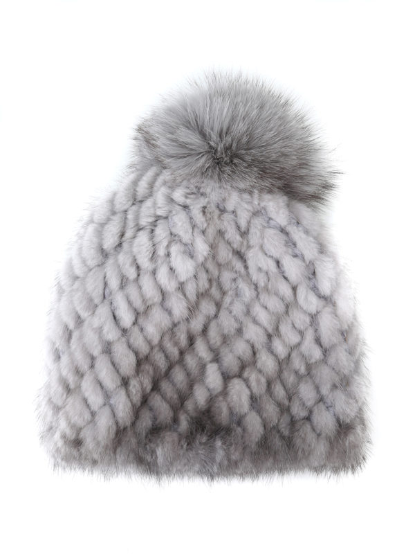 Max Mara: Mützen - Mütze - Hellgrau