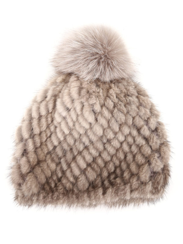 Max Mara: Mützen - Mütze - Grau