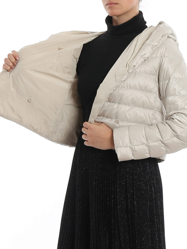 iKRIX Max Mara: Bsoft cropped puffer jacket