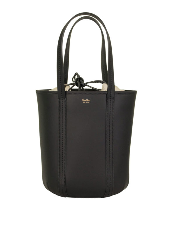 Max Mara: Bucket-bags - Bucket-Bag - Schwarz