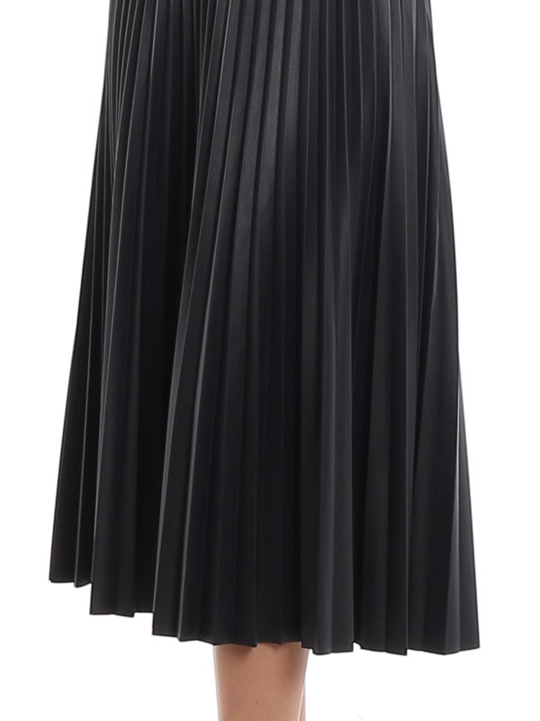 Max Mara buy online Lederrock - Dunkelblau