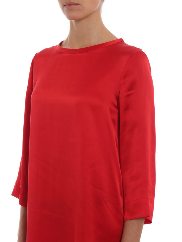 Max Mara buy online Knielanges Kleid - Rot