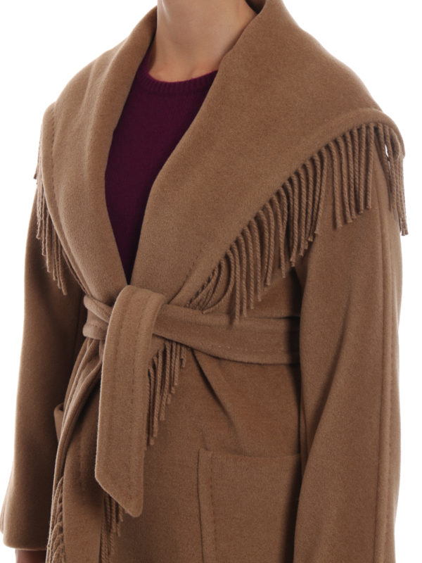 Max Mara buy online Fringed Pacos coat
