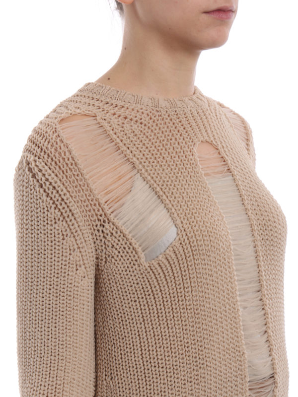 Max Mara buy online Rundhalspullover - Nude
