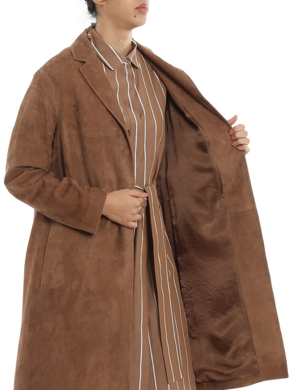 Max Mara buy online Radio suede coat