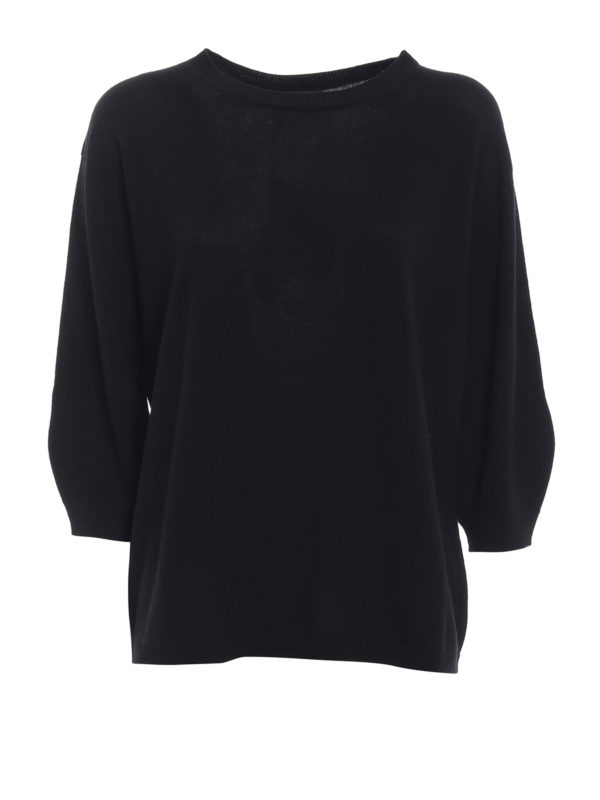 Max Mara: Suéteres con cuello pico - Amiche-