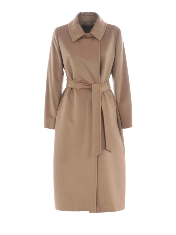 Max Mara: knee length coats - Collage wool coat
