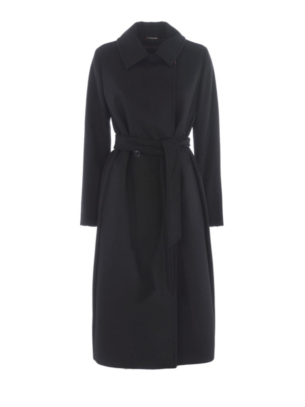 Max Mara: knee length coats - Collage wool coat
