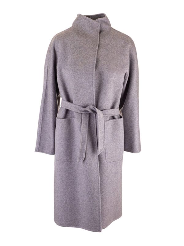 Max Mara: Abrigos semilargos - Abrigo Midi - Gris