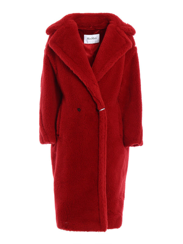 Max Mara: long coats - Pappino camel and silk over coat