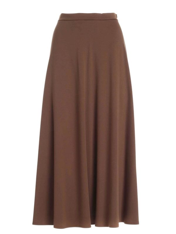 Max Mara: Faldas largas - Falda Larga - Marrón