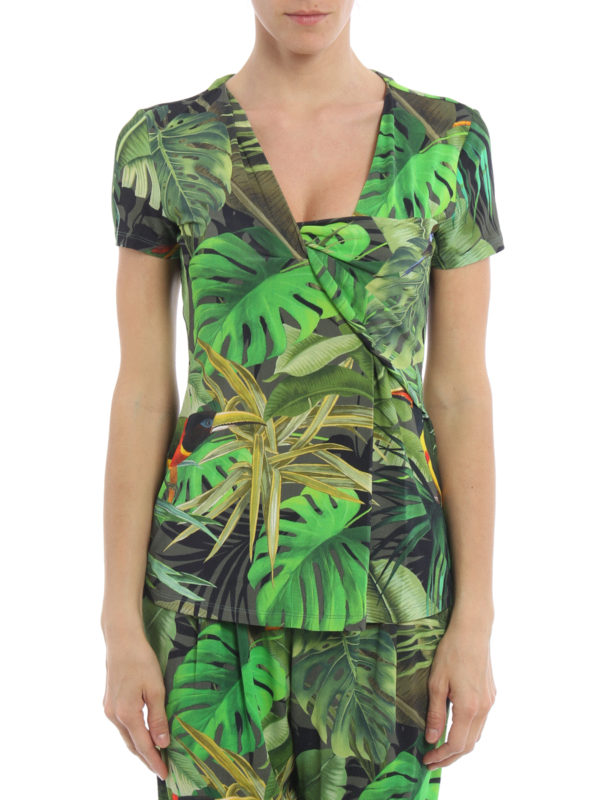 Max Mara: Blusen online - Bluse Cannes - Grün