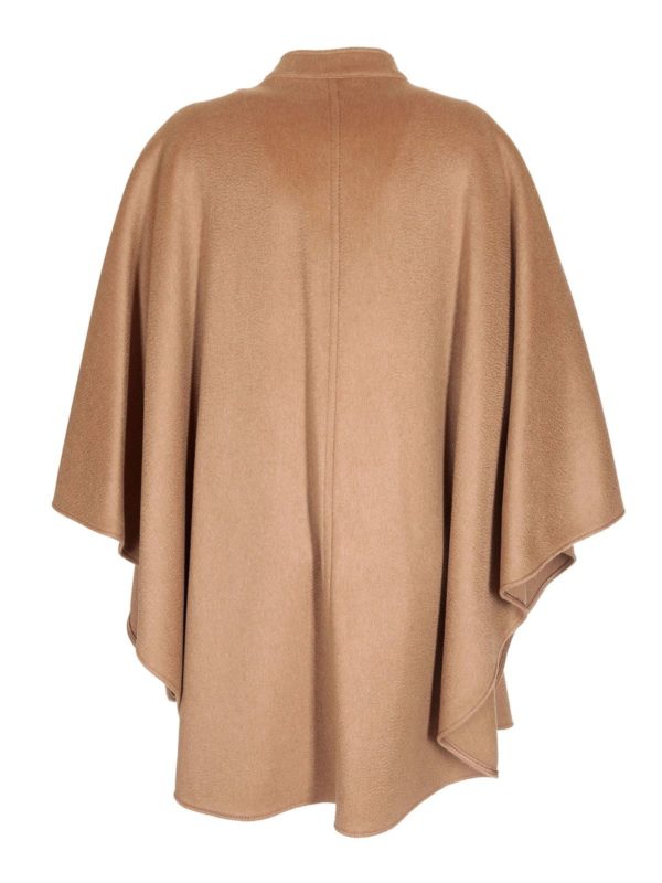 Max Mara: Capes &  Ponchos online - Addi cape in camel color