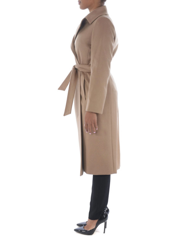 Max Mara: knee length coats online - Collage wool coat