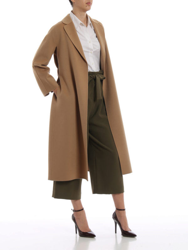 Max Mara: knee length coats online - Esturia camel coat