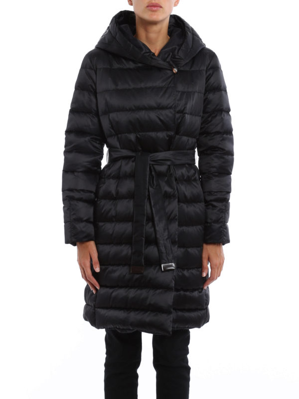 Max Mara: Lange Daunenmäntel online - Daunenmantel - Schwarz