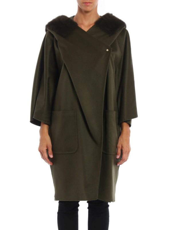 Max Mara: short coats online - Lisotte reversible coat