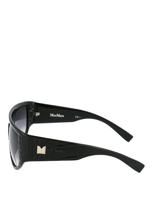 Max Mara: sunglasses online - Linda croco texture optyl sunglasses